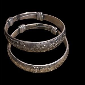 Old Miao Silver Women's Bracelet - a pair